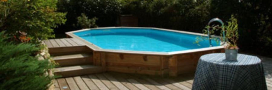 Piscine bois allongee Ubbink OLYMPIA XL 500x350x130cm Liner Beige - Avantages des piscines bois Nortland Ubbink OLYMPIA