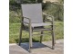 Fauteuil de jardin empilable FLORIDE en textilene et aluminium Quartz DCB Garden - Autre vue