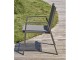 Fauteuil de jardin empilable FLORIDE en textilene et aluminium gris DCB Garden - Autre vue