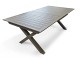 Table de jardin FLORIDE 180/240x100cm alu quartz avec rallonge automatique DCB Garden - Autre vue