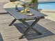 Table de jardin FLORIDE 180/240x100 cm en aluminium gris fonce rallonge automatique DCB Garden - Autre vue