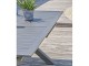 Table de jardin FLORIDE 180/240x100 cm en aluminium gris fonce rallonge automatique DCB Garden - Autre vue