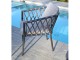 Fauteuil de jardin PILAT en aluminium et corde gris fonce DCB Garden - Autre vue