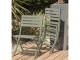 Chaise de jardin pliante MARIUS en aluminium vert kaki DCG Garden - Autre vue