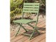 Chaise de jardin pliante MARIUS en aluminium vert lagune DCB Garden - Autre vue