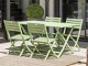 Chaise de jardin pliante MARIUS en aluminium vert lagune DCB Garden - Autre vue