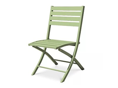 Chaise de jardin pliante MARIUS en aluminium vert lagune DCB Garden