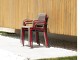 Fauteuil de jardin empilable PARK polypropylene gris fonce DCB Garden - Autre vue