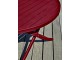 Table de jardin pliante MARIUS ronde Ø110 cm aluminium rouge carmin DCB Garden - Autre vue