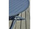 Table de jardin pliante MARIUS ronde Ø110 cm aluminium gris DCB Garden - Autre vue