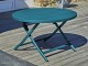 Table de jardin pliante MARIUS ronde Ø110 cm aluminium bleu canard DCB Garden - Autre vue