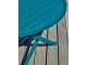 Table de jardin pliante MARIUS ronde Ø110 cm aluminium bleu canard DCB Garden - Autre vue