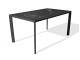 Table de jardin empilable MEET 160x90 cm aluminium laque Marbre noir DCB Garden