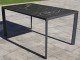 Table de jardin empilable MEET 160x90 cm aluminium laque Marbre noir DCB Garden - Autre vue