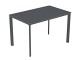 Table de jardin empilable MEET 160x90 cm aluminium laque gris fonce DCB Garden - Autre vue