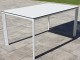 Table de jardin empilable MEET 160x90 cm aluminium laque blanc DCB Garden