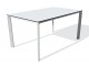 Table de jardin empilable MEET 160x90 cm aluminium laque blanc DCB Garden - Autre vue