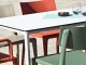 Table de jardin empilable MEET 160x90 cm aluminium laque blanc DCB Garden - Autre vue