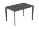 Table de jardin empilable MEET 120x80 cm aluminium laque gris fonce DCB Garden - Autre vue