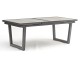 Table de jardin OLHOS 191/251x95cm aluminium gris fonce extensible DCB Garden - Autre vue