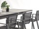 Table de jardin OLHOS 191/251x95cm aluminium gris fonce extensible DCB Garden - Autre vue