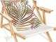 Chilienne pliante de jardin LONA en bois et toile coton Jungle DCB Garden - Autre vue