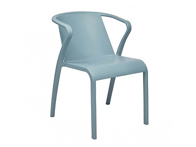 Fauteuil de jardin empilable FADO en polypropylene Aquamarin DCB Garden