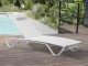 Bain de soleil multi-positions FIGARI aluminium blanc DCB Garden - Autre vue