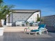 Bain de soleil multi-positions IBIZA en aluminium Blanc DCB Garden - Autre vue