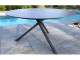 Table de jardin ronde PILAT 129cm en aluminium gris anthracite DCB Garden - Autre vue