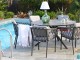 Table de jardin ronde PILAT 129cm en aluminium gris anthracite DCB Garden - Autre vue