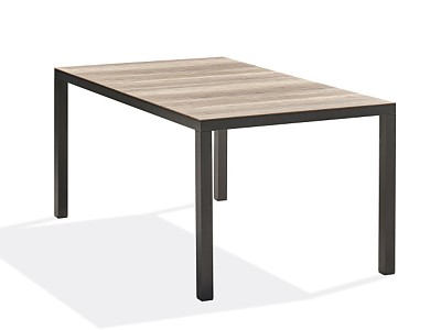 Table de jardin BOSTON 150x90 cm aluminium plateau polywood DCB Garden