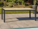 Table de jardin VENISE 195x90 cm aluminium et ceramique gris DCB Garden - Autre vue