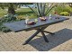 Table de jardin CAICOS 180/240X90 cm aluminium rallonge automatique DCB Garden - Autre vue