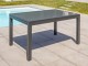 Table de jardin TOLEDE 200/300x100cm aluminium plateau verre + rallonge DCB Garden - Autre vue