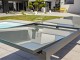 Table de jardin TOLEDE 200/300x100cm aluminium plateau verre + rallonge DCB Garden - Autre vue