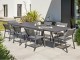 Table de jardin STOCKHOLM 200/300x96cm aluminium rallonge integree DCB Garden - Autre vue