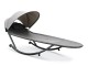 Bain de soleil HOSSEGOR avec brise-soleil chaise longue en acier DCB Garden