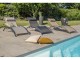 Bain de soleil multi-positions CL76 en aluminium et textilene Cappuccino DCB Garden - Autre vue