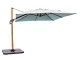 Parasol deporte SEVILLA 2,5x2,5 m aluminium imitation bois DCB Garden