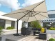 Parasol deporte SEVILLA 4x3m aluminium gris anthracite DCB Garden - Autre vue