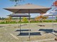 Parasol ouverture push-up EOLO 250x250cm aluminium toile Grise DCB Garden - Autre vue