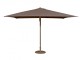 Parasol ouverture push-up EOLO 250x250cm aluminium laque toile Taupe DCB Garden