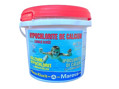 Sticks d'hypochlorite de calcium Mareva 300g seau 4,8kg