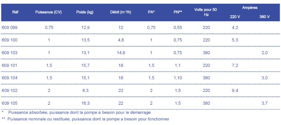 Pompe piscine silencieuse Mareva SUPER POMPE REVA 1,5 CV TRI - Efficace et durable dans le temps