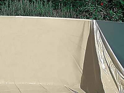 Liner piscine hors-sol ronde Toi SWIMPOOL 460X132cm couleur sable