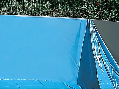 Liner piscine hors-sol ronde Toi SWIMPOOL LUXE 550x132cm couleur bleu