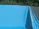 Liner piscine hors-sol ovale Toi SWIMPOOL LUXE 730x366x132cm couleur bleu