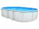 Piscine hors-sol acier Toi IBIZA ovale 640X366X132cm filtre a sable