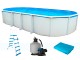 Piscine hors-sol acier Toi IBIZA Prestige ovale 915X457X132cm filtre a sable